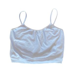 Amazon Essentials White Cotton Crop Top- Women’s size M